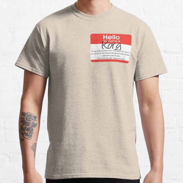 Hello My Name Is Korg Classic T-Shirt