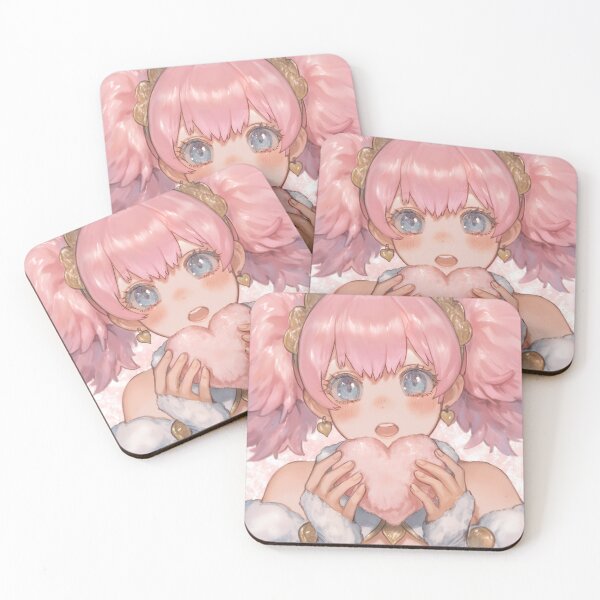 Item preview, Blushing Anime Girl with Heart Treat designed and sold by bubblegoth.