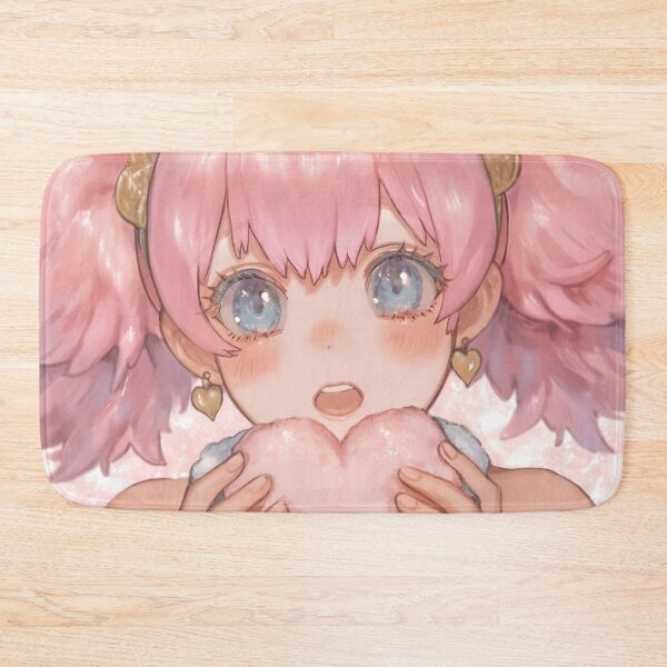 Item preview, Blushing Anime Girl with Heart Treat designed and sold by bubblegoth.