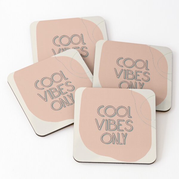 Item preview, Cool Vibes Only in Soft Pastel Palette designed and sold by ART ATTACK ZONE.