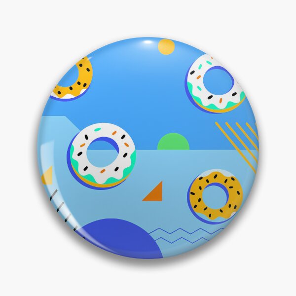 Item preview, Donuts Floating in an Abstract Universe designed and sold by ART ATTACK ZONE.
