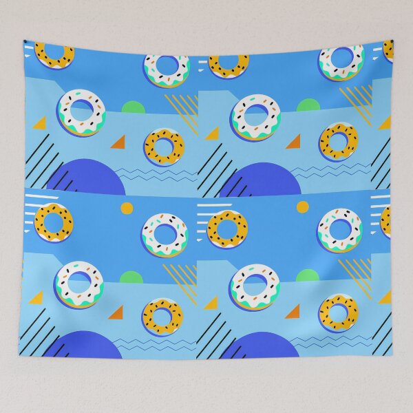 Item preview, Donuts Floating in an Abstract Universe designed and sold by ART ATTACK ZONE.