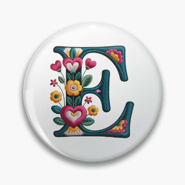 Item preview, Monogram Botanical E designed and sold by Interrupt Art.