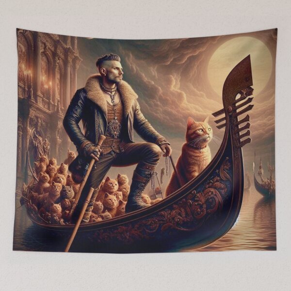 Item preview, "Cat Charmer of the Moonlit Waters" designed and sold by Ghost Archer Illusions.