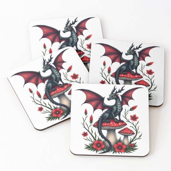 Item preview, Toadstool Dragon designed and sold by NightWispStudio.