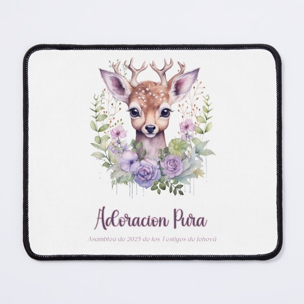 Item preview, Adoración Pura 2025 | Diseño Ciervo con Flores JW Español | Convención Testigos de Jehová designed and sold by Kishaprints.