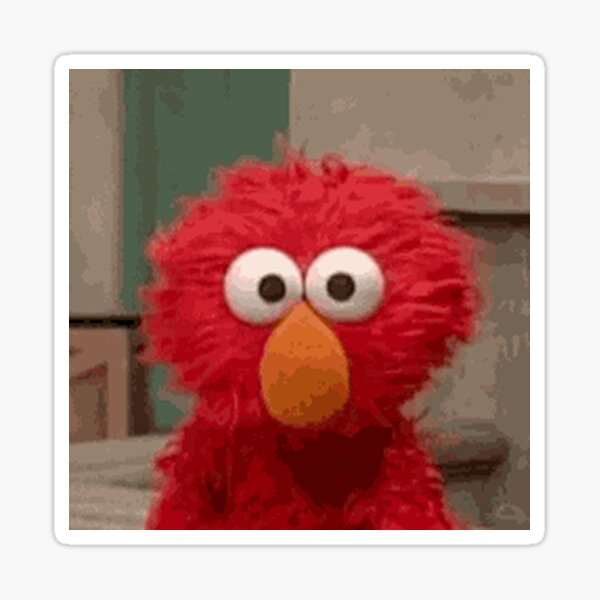 Item preview, Elmo Meme Sticker designed and sold by TroxxyTheArtist.