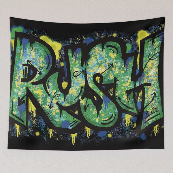 Item preview, RUSH (Graffiti) designed and sold by Inx Artworks.