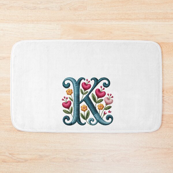 Item preview, Monogram Botanical K designed and sold by Interrupt Art.