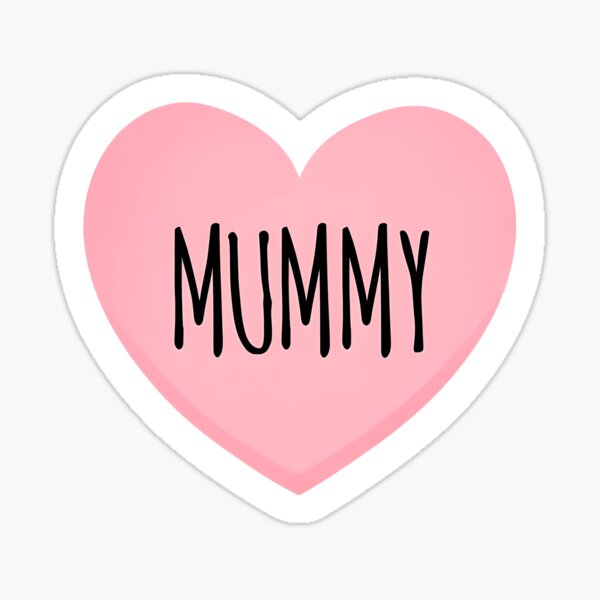 Item preview, I Heart Mummy  designed and sold by CharmStudio.