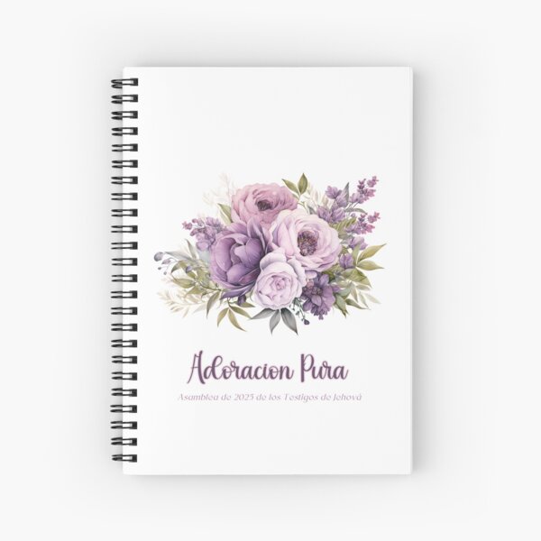 Item preview, Adoración Pura Convención 2025 | JW Diseño Floral en Español | Rosas Púrpuras Acuarela designed and sold by Kishaprints.