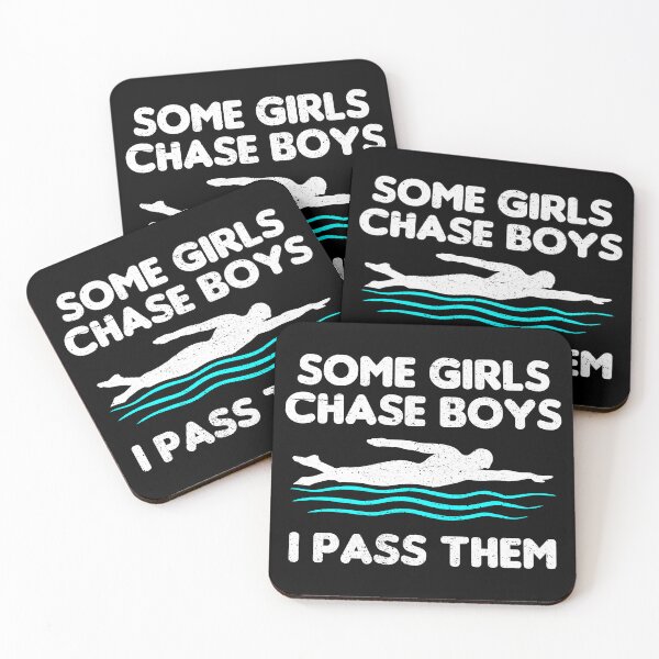 Item preview, Some Girls Chase Boys, I Pass Them - Women Swim Athletes Gift designed and sold by mhernaevily.
