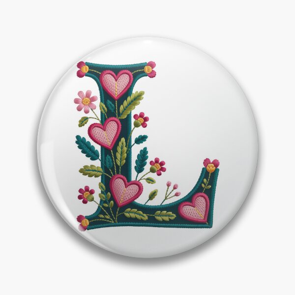 Item preview, Monogram Botanical L designed and sold by Interrupt Art.