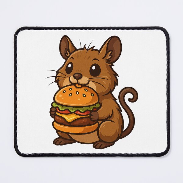 Item preview, Degu Eating Hamburger designed and sold by k3rstman1.