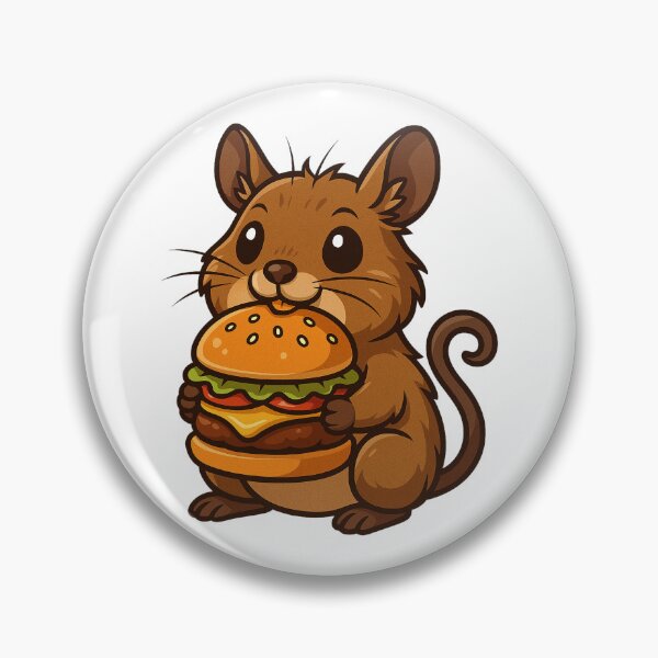 Item preview, Degu Eating Hamburger designed and sold by k3rstman1.