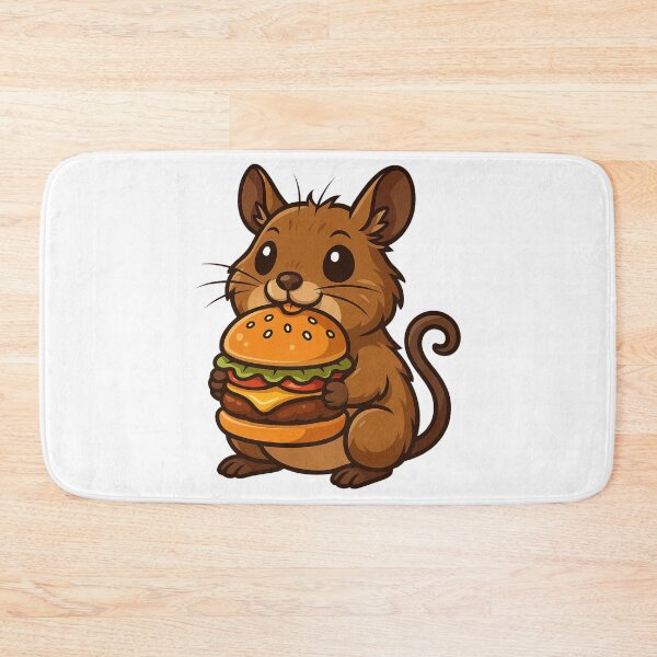 Item preview, Degu Eating Hamburger designed and sold by k3rstman1.