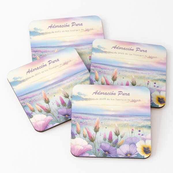 Item preview, Adoración Pura 2025 | Convención JW Español | Paisaje de Flores al Amanecer designed and sold by Kishaprints.