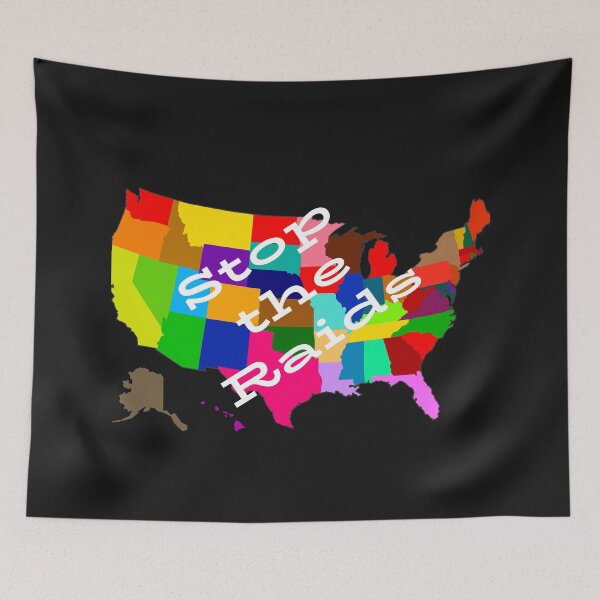 Item preview, Stop The Raids America designed and sold by KATKattalestv.