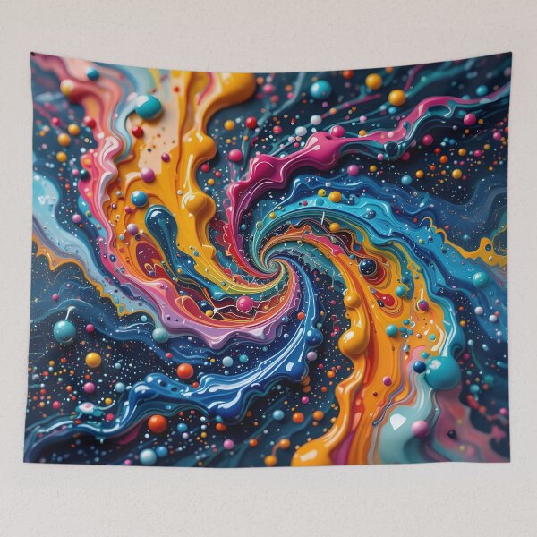Item preview, Psychedelic 2D Paint Swirl on Canvas designed and sold by DMT-FM.