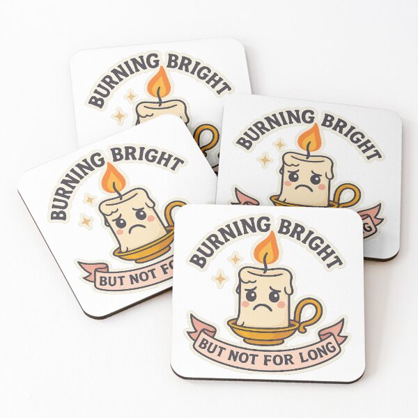 Item preview, Burning Bright – Melting Candle in a Holder Design designed and sold by Soft rot studio.