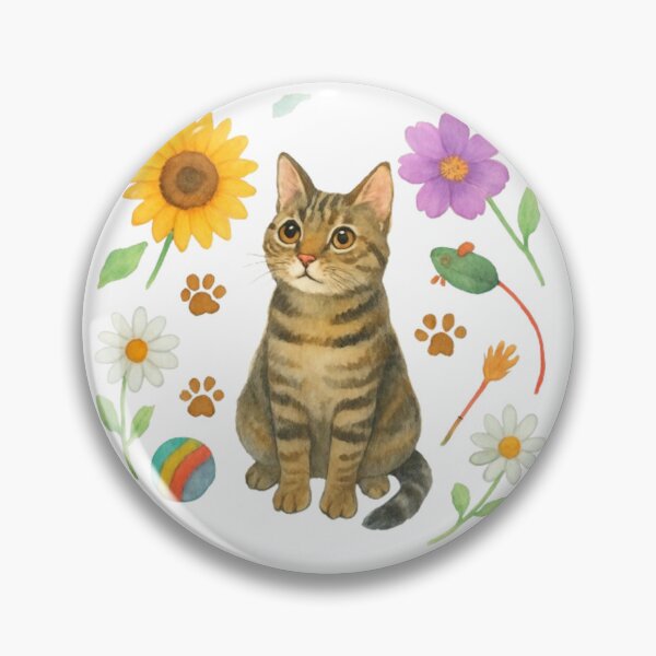 Artikelvorschau, Süße braun getigerte Katze entworfen und verkauft von mayhaku.