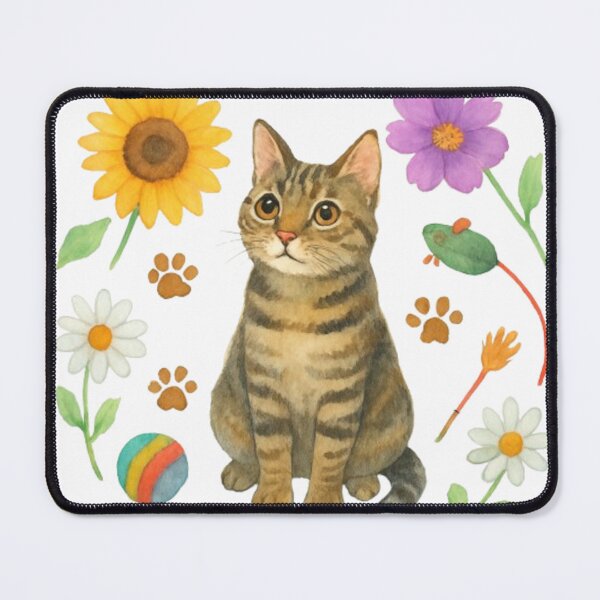 Item preview, Cute brown tabby cat designed and sold by mayhaku.
