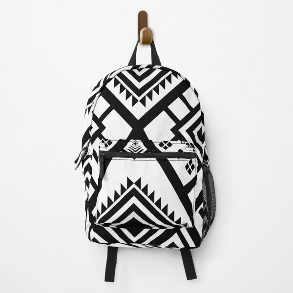 Item preview, Native abstract Ethnic geometric black and white pattern. designed and sold by Aesthetic shapes design.