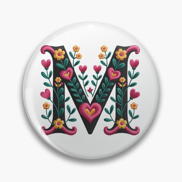 Item preview, Monogram Botanical M designed and sold by Interrupt Art.