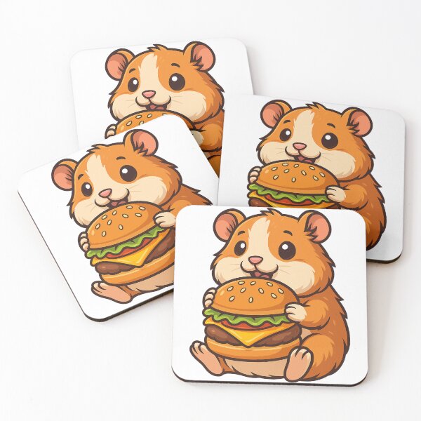 Item preview, Guinea Pig Eating Hamburger designed and sold by k3rstman1.