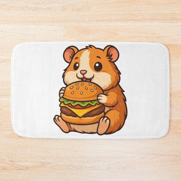 Item preview, Guinea Pig Eating Hamburger designed and sold by k3rstman1.