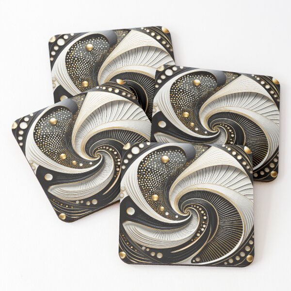 Item preview, Arte abstracto colorido de Fibonacci 139 designed and sold by Vicky Brago-Mitchell®.