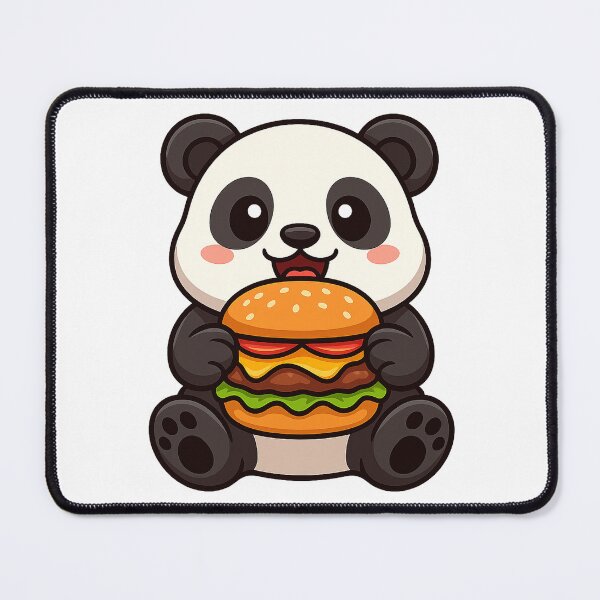 Item preview, Panda Eating Hamburger designed and sold by k3rstman1.