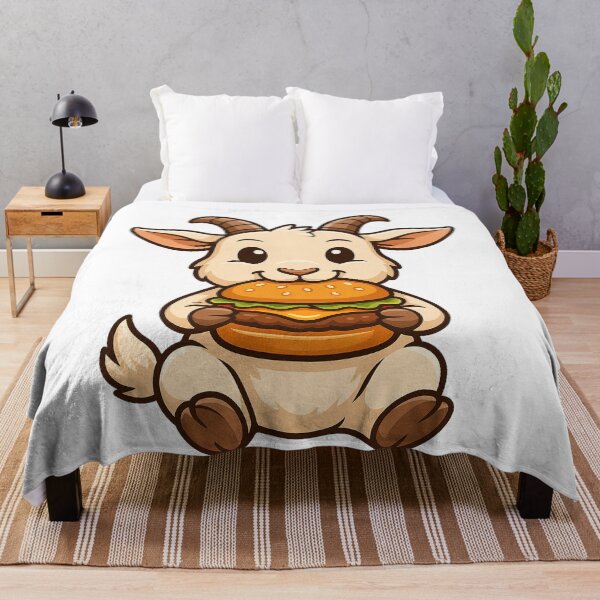 Item preview, Goat Eating Hamburger designed and sold by k3rstman1.