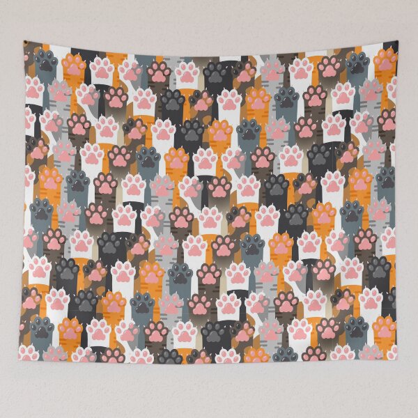 Item preview, Cat bean toes, the purr fect pet animal print designed and sold by Joan and Rose.