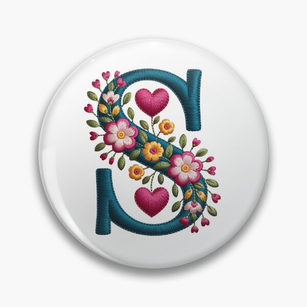 Item preview, Monogram Botanical S designed and sold by Interrupt Art.