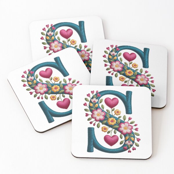 Item preview, Monogram Botanical S designed and sold by Interrupt Art.