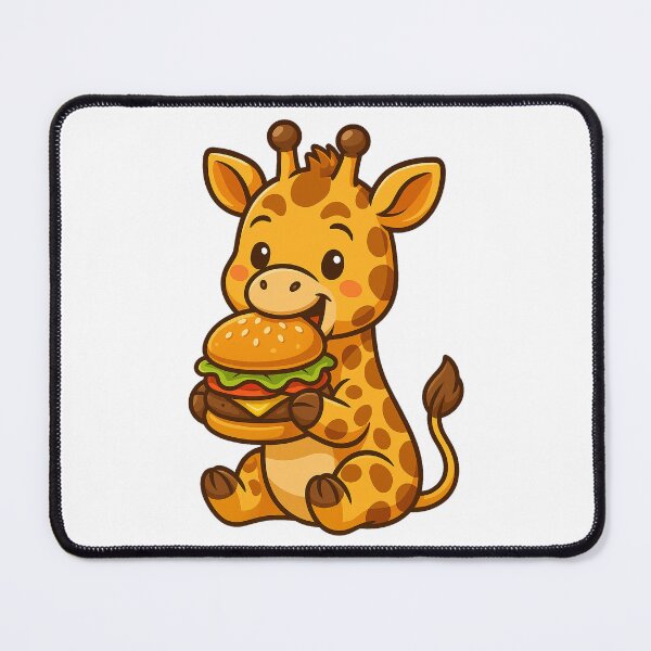 Item preview, Giraffe Eating Hamburger designed and sold by k3rstman1.