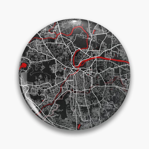 Item preview, Pune City Map of Maharashtra, India - Oriental designed and sold by deMAP.