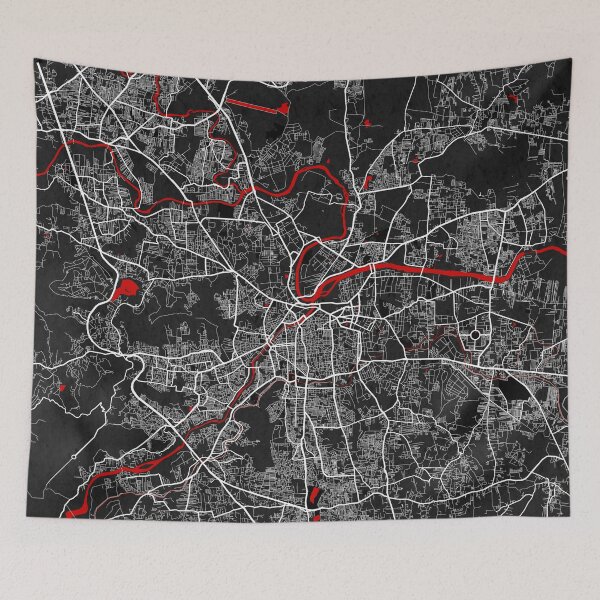 Item preview, Pune City Map of Maharashtra, India - Oriental designed and sold by deMAP.