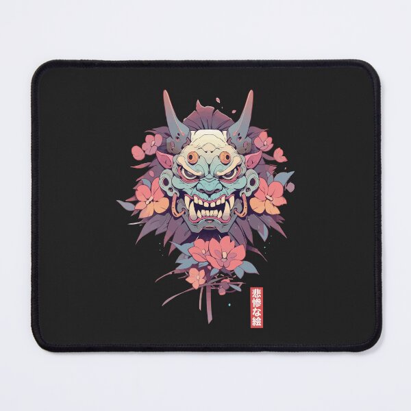 Item preview, Samurai Flower Mask designed and sold by grimpicture.