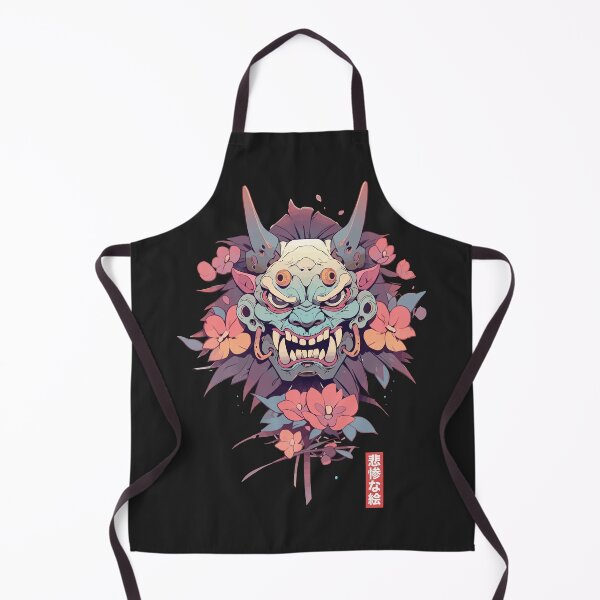 Item preview, Samurai Flower Mask designed and sold by grimpicture.