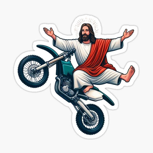 Artikel-Vorschau von Jesus Motorrad, designt und verkauft von clintang.
