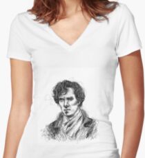 Sherlock Women's Fitted V-Neck T-Shirt
