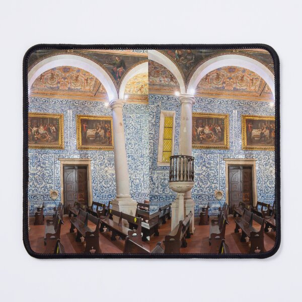 Item preview, Church Walls of Santa Maria in Óbidos Castle Village Portugal designed and sold by PsychoAlien.com.