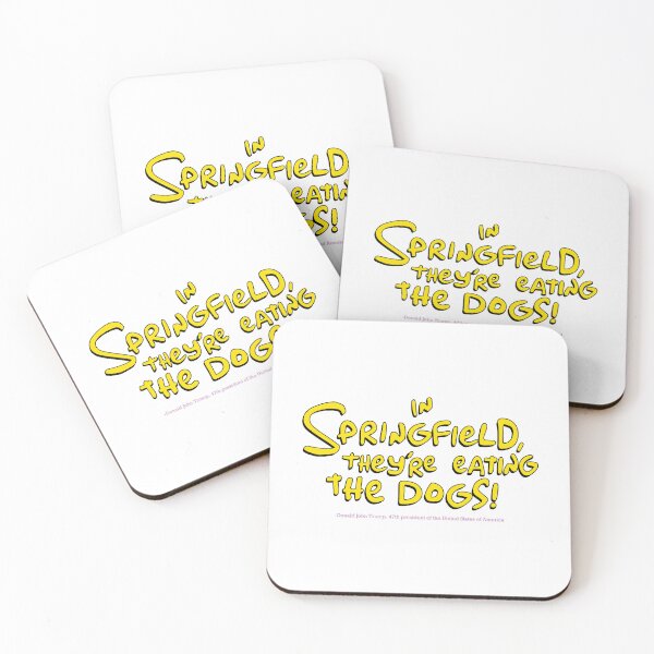 Item preview, In Springfield They’re Eating the Dogs – Simpsons Satire designed and sold by grimpicture.