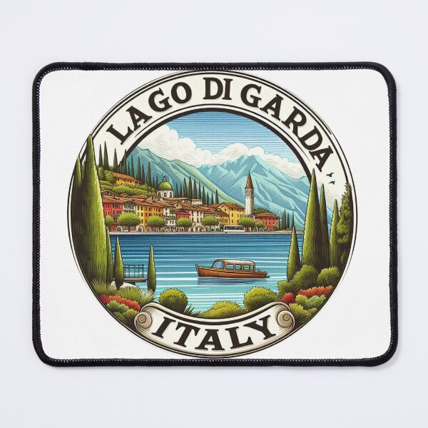 Item preview, Lake Garda Italy Travel Art designed and sold by clintang.
