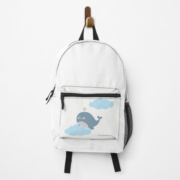 Item preview, 	floating whale in the sky - dreamy peaceful art designed and sold by KWkindwaves.