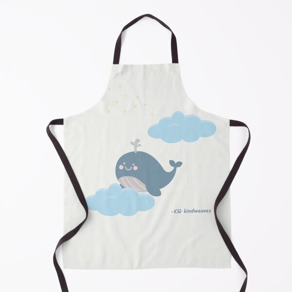 Item preview, 	floating whale in the sky - dreamy peaceful art designed and sold by KWkindwaves.