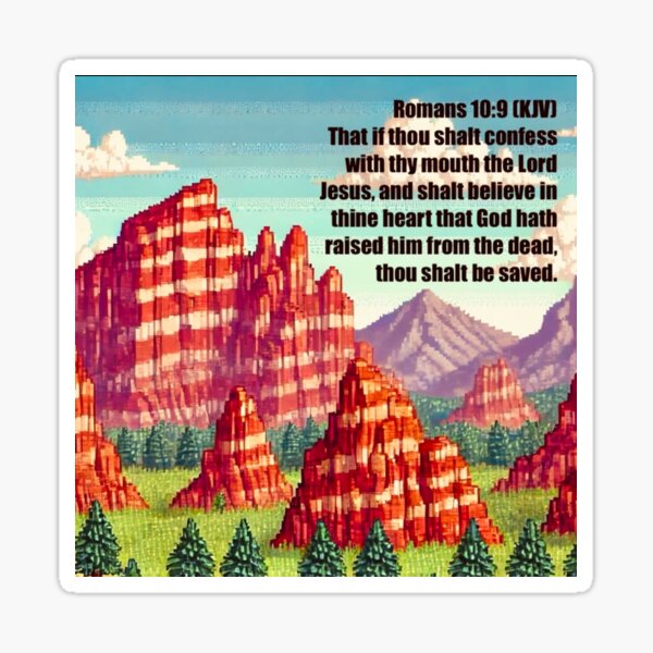 Item preview, Romans 10:9 KJV designed and sold by IddotheProphet.