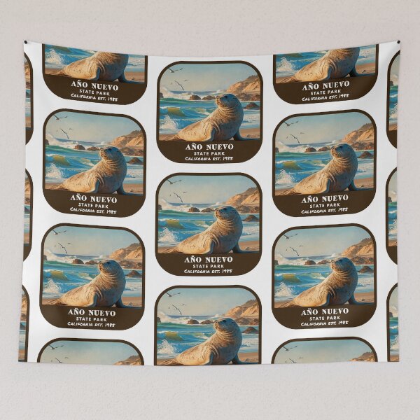 Item preview, Vintage Año Nuevo State Park (California State Park) designed and sold by RabbitK.